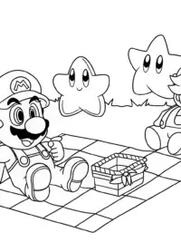 Mario’s picnic with star creatures