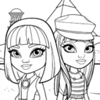 Bratz dolls in a time travel adventure