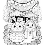 Squishmallows at an art fair