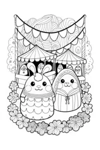 Squishmallows at an art fair