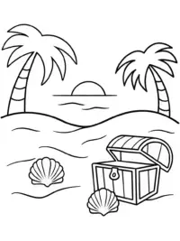 Treasure hunt at the beach
