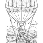 Captain America hot air balloon adventure