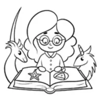 Mirabel sketching magical animals