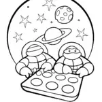 TMNT baking contest in space