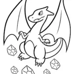 Charizard collecting meteorites