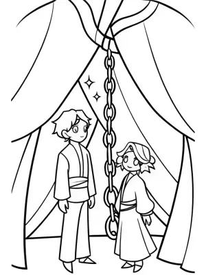 Demon Slayer in the Dream Realm coloring pages