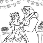 Belle and the Beast’s garden party