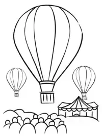 Hot air balloon festival fun