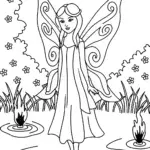 Fairy alchemist at the elemental springs
