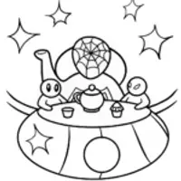 Spider-Man cosmic tea party