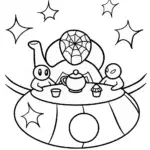 Spider-Man cosmic tea party