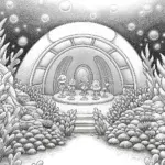 Legendary Pokémon underwater concert