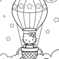 Hello Kitty’s celestial balloon voyage