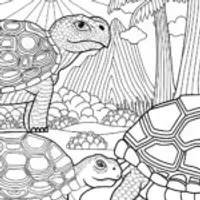 Turtles time traveling with dinosaurs