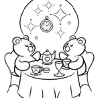 Care Bears time travel tea party