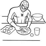 Spider-Man cooking challenge