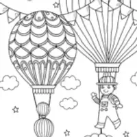 Luigi at the balloon festival