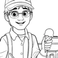 Blippi making ice cream