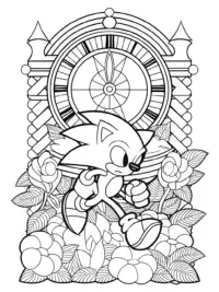 Sonic racing against a clock