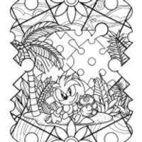 Super Sonic jigsaw puzzle adventure