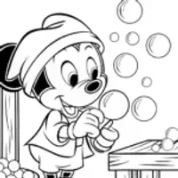 Mickey Mouse bubble workshop