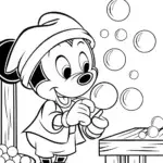 Mickey Mouse bubble workshop