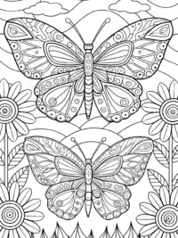 Butterflies weaving colorful dreams