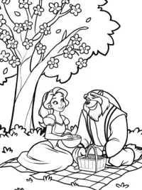 Belle and Beast’s magical picnic