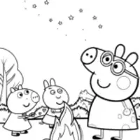 Peppa Pig campfire stories