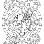 Yoshi in a cosmic art competition