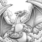 Charizard cooking in the sky