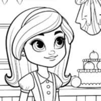 Cupcake Chic in the vintage toy store