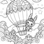 Kuromi’s skywriting adventure
