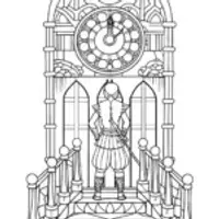 Ninja in the enchanted clock tower