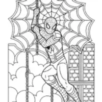 Miles Morales in a shadowy world