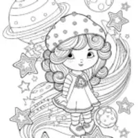 Strawberry Shortcake in space