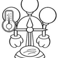 Mickey Mouse weather station