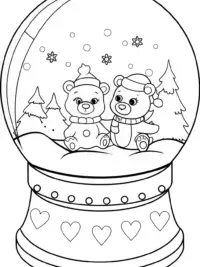 Care Bears snow globe adventure