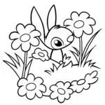 Stitch in a fabric garden
