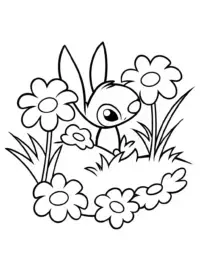 Stitch in a fabric garden