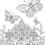 Butterflies building a garden city