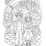 Anime explorers in a mechanical wonderland
