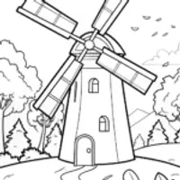 Windmill autumn adventure