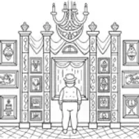 Bowser’s art gallery scene