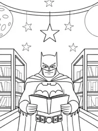 Batman in the celestial library
