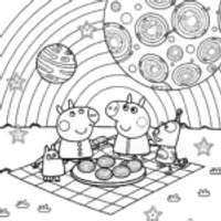 Peppa Pig cosmic picnic adventure