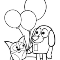 Bluey and Bingo’s balloon adventure