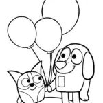 Bluey and Bingo’s balloon adventure