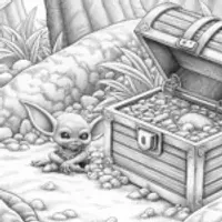 Baby Yoda’s treasure hunt