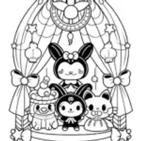 Kuromi leading a dream parade